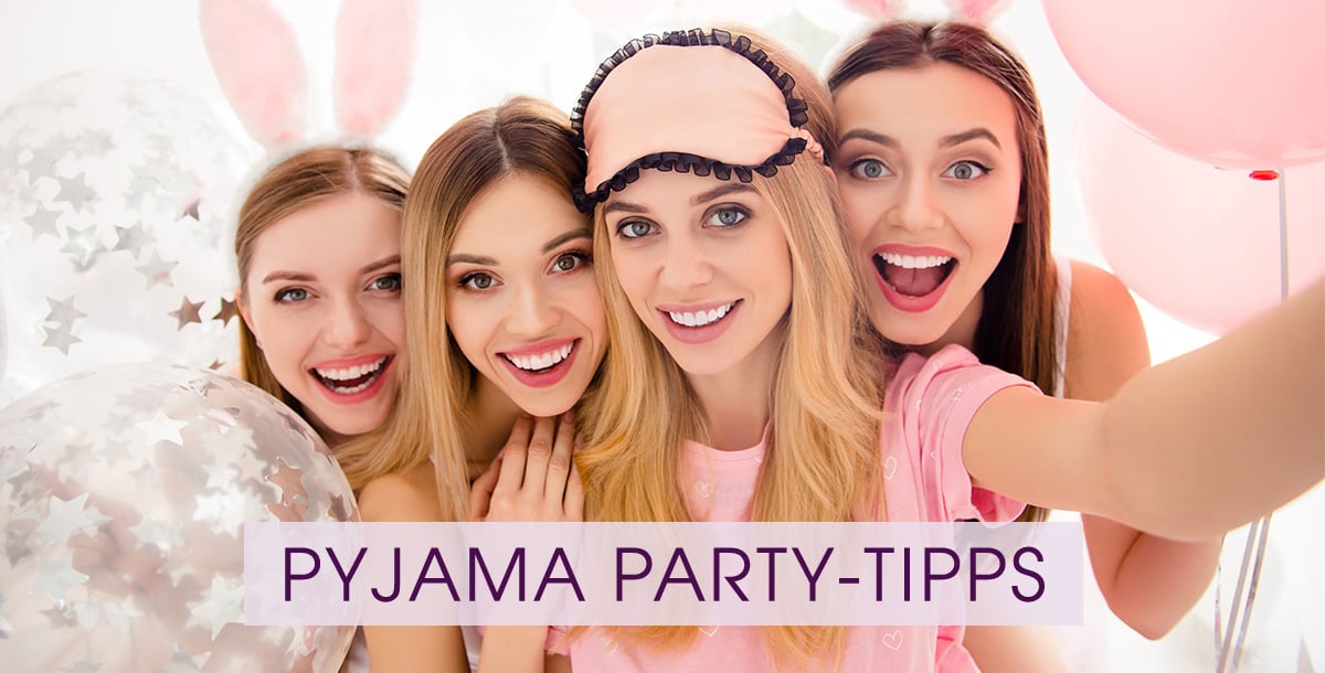 Pyjama Party Tipps Headerbild desktop